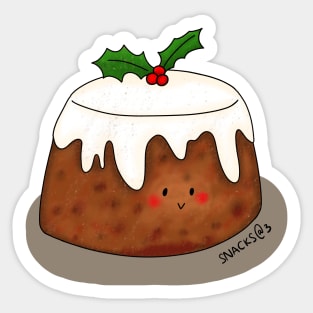 Christmas Pudding Sticker